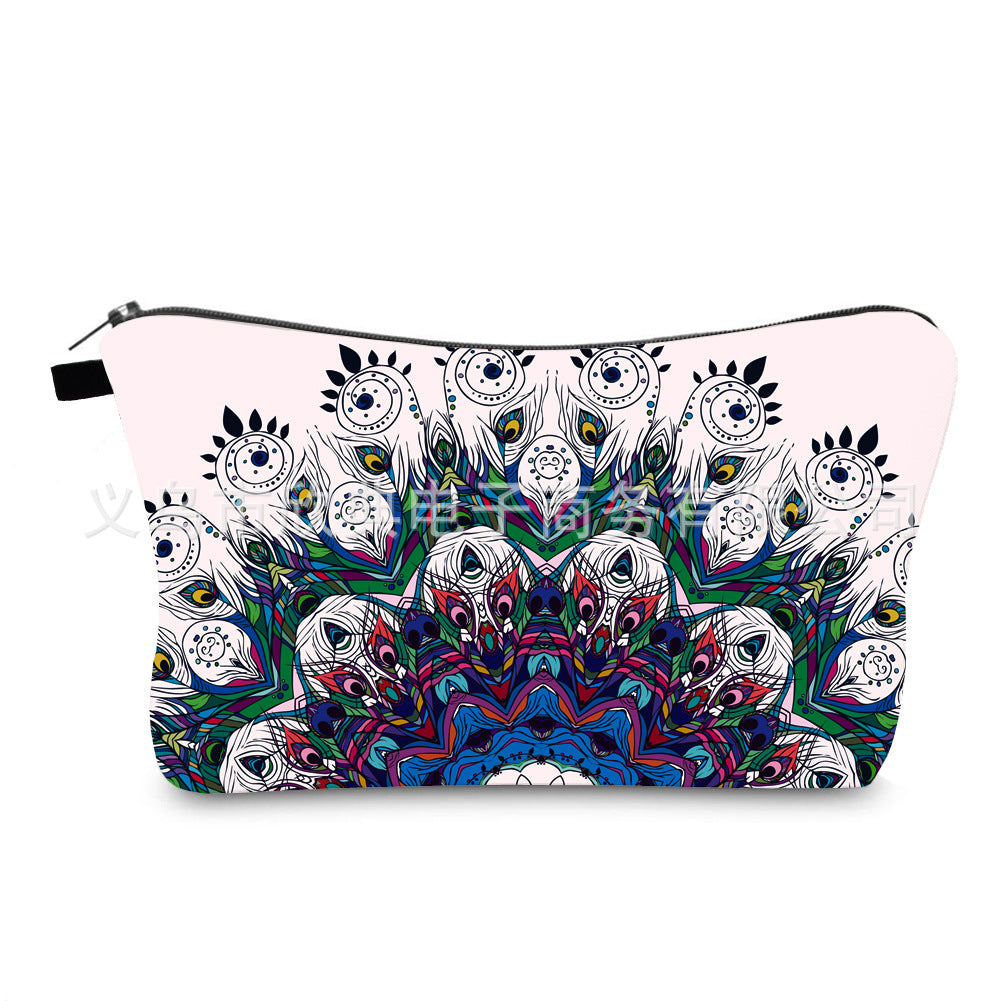 Wholesale Polyester Datura Printed Storage Bag
